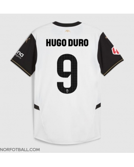 Billige Fotballdrakt Valencia Hugo Duro #9 Replika Hjemmedrakt 2024-25 Kortermet
